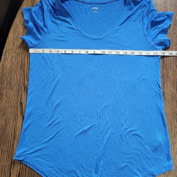 a.n.a Bundle of 2 Orange and Blue Short Sleeve Casual T-shirts Size Womens Small - Picture 6 of 10